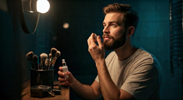 beauté homme: routine simple pour un look net jour et nuit