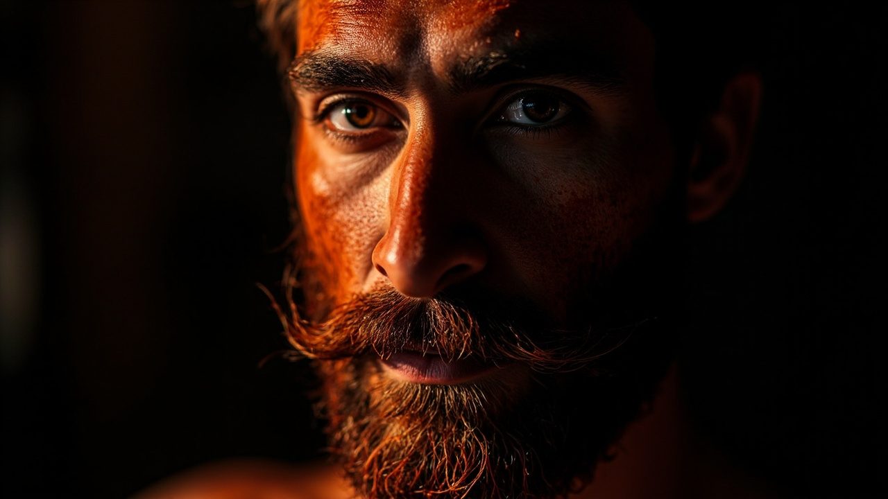 henné barbe: couleur naturelle qui gaine et tient longuement