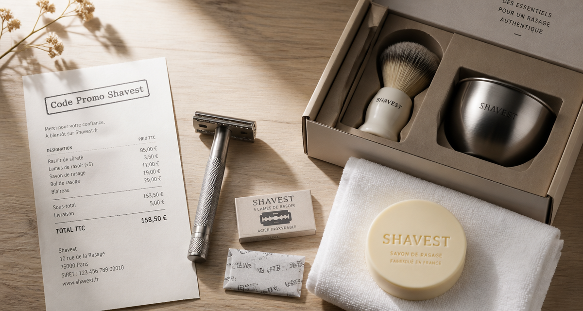 code promo shavest rasoir et kit écologique