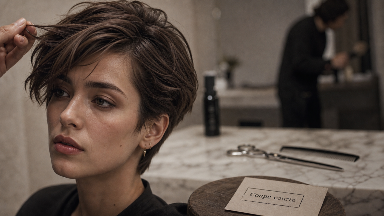 Coupe courte cheveux fins et clairsemés : pixie texturé et volume