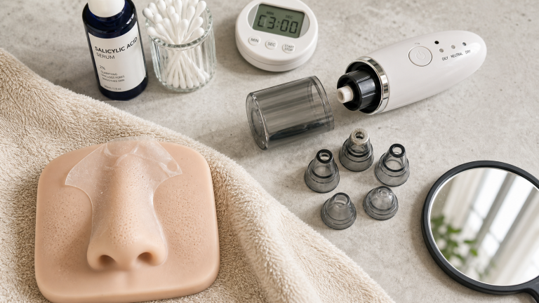 Aspirateur point noir avis dermatologue : pores et comédons superficiels