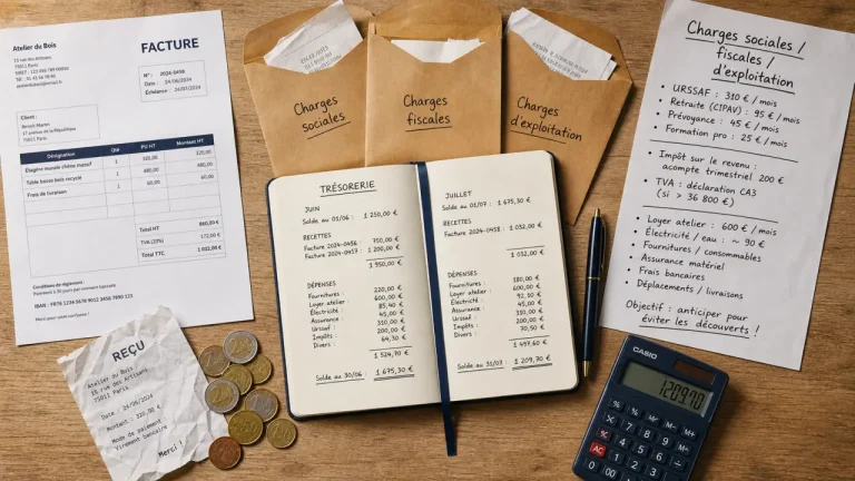 Charge d une entreprise individuelle : charges sociales, base N-1