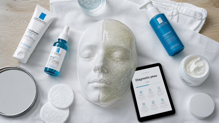 Diagnostic peau visage gratuit : routine adaptée