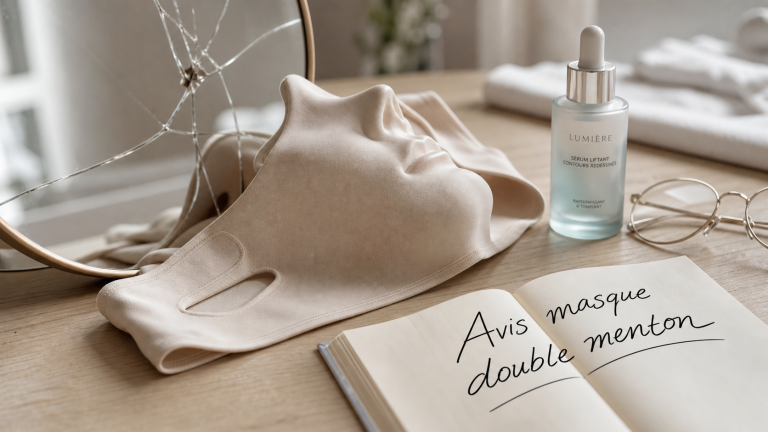 Masque double menton avis : effet tenseur, peau plus lisse