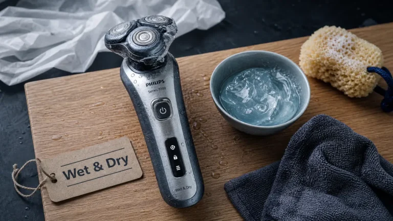 Philips rasoir électrique série 7000 pour homme wet & dry, gel et eau