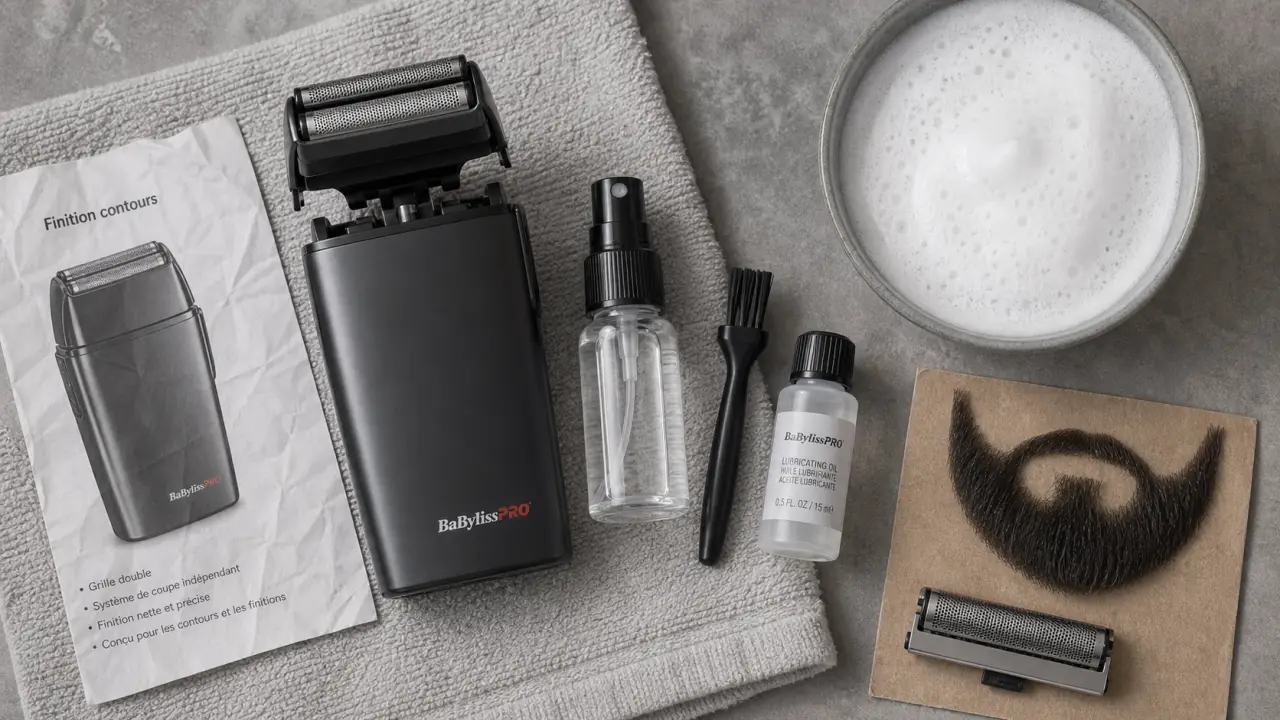 Rasoir homme Babyliss double grille shaver, autonomie 3 heures