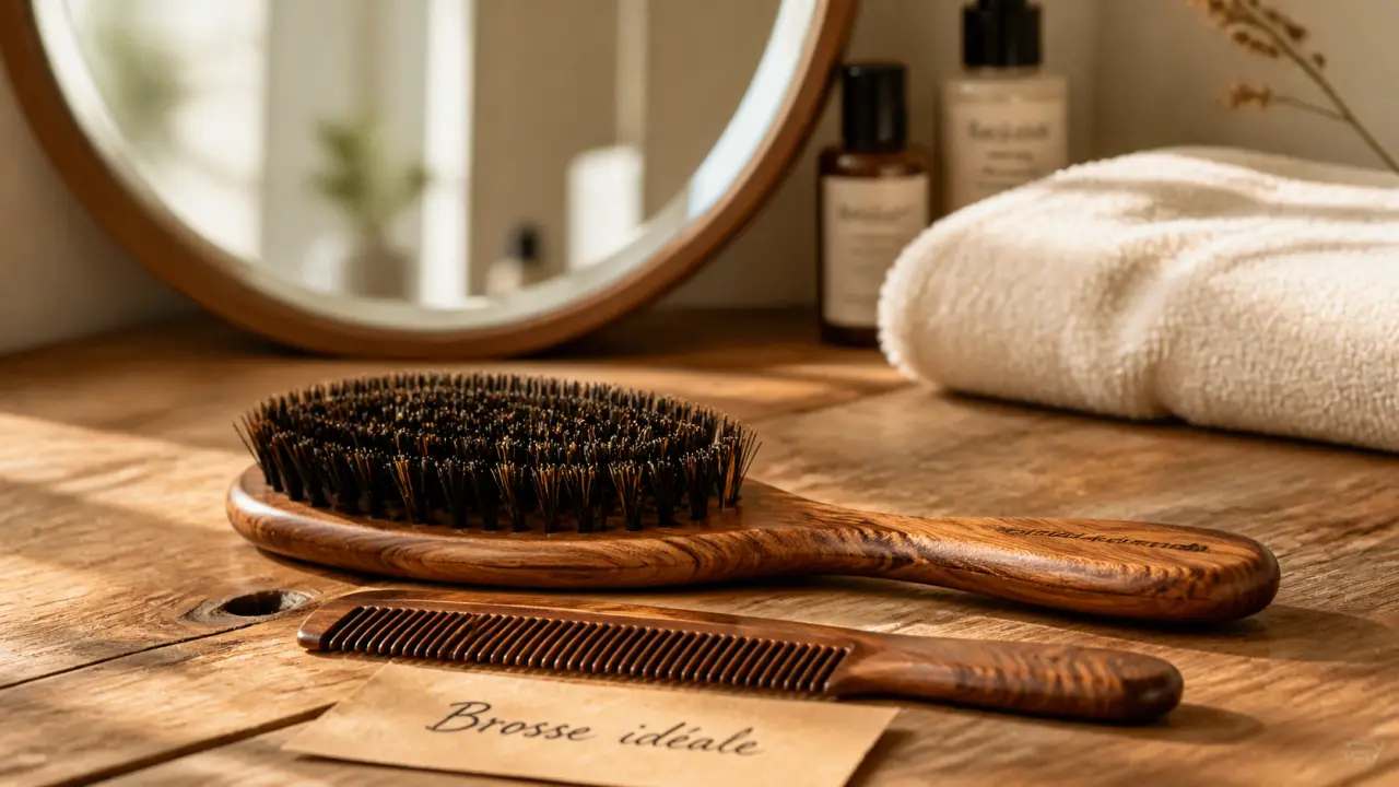 Brosse à cheveux homme pour cheveux courts, longs ou épais