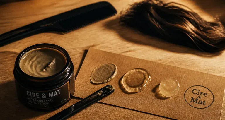 Cire pour homme cheveux : textures mates et brillantes pour coiffure naturelle