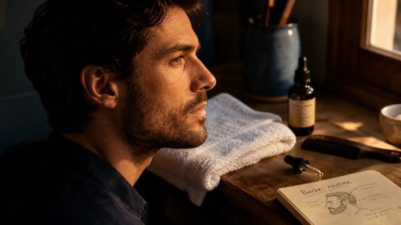 Comment faire pousser la barbe clairsemée : barbe naissante et routine
