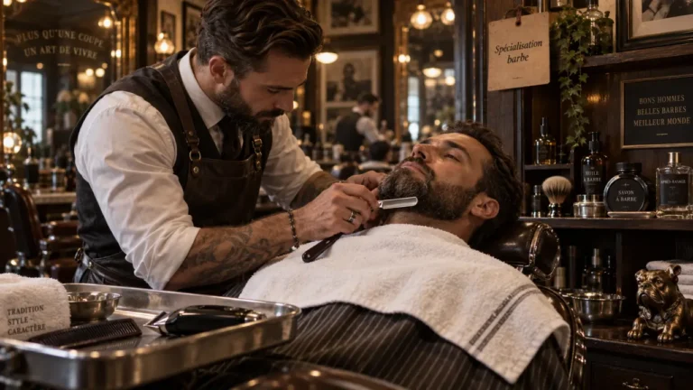 Devenir barbier : rasage au coupe-choux en salon