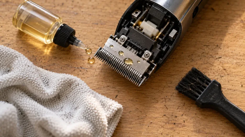 Huile pour tondeuse à cheveux : choisir le bon produit et doser sans excès