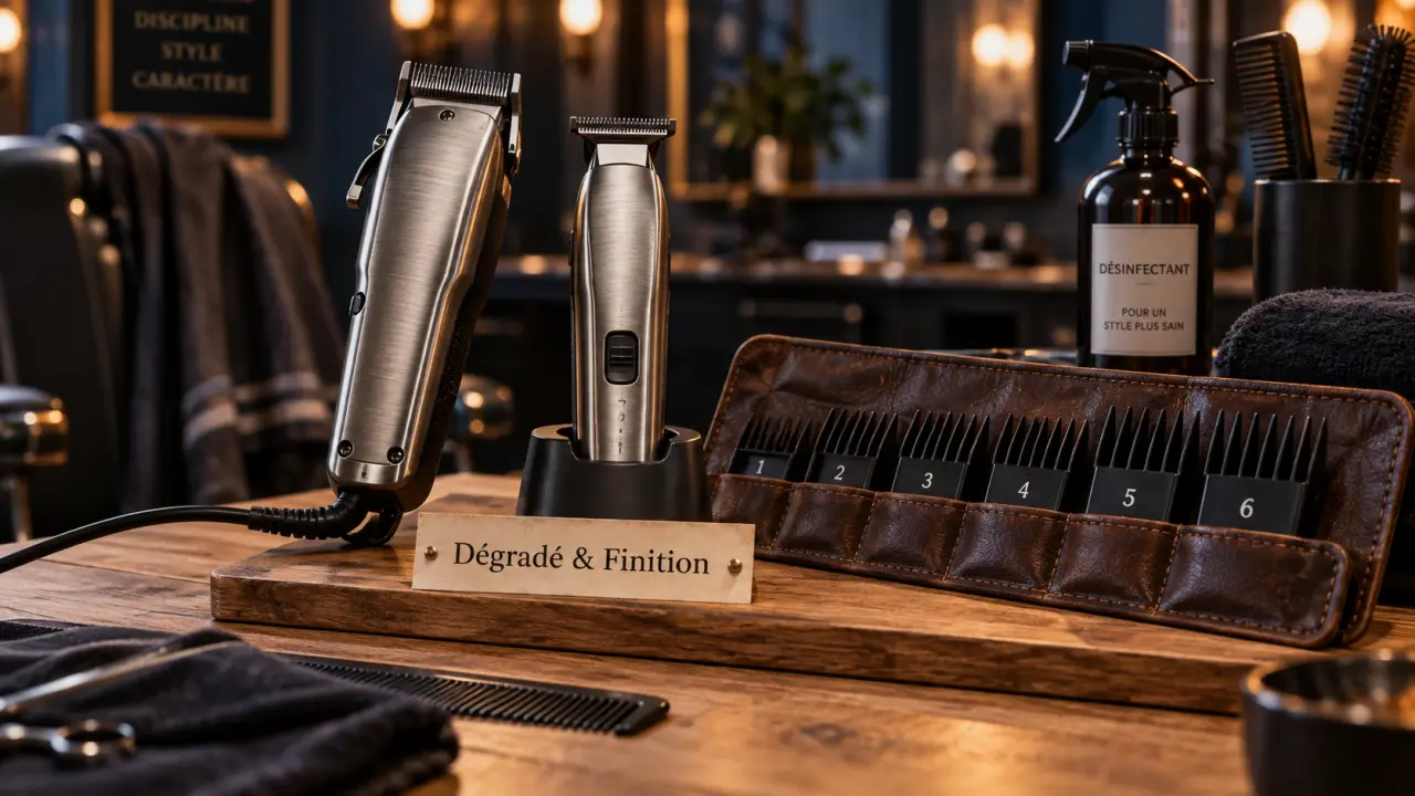 Tondeuses à cheveux professionnelles pour coupe, dégradé et finition